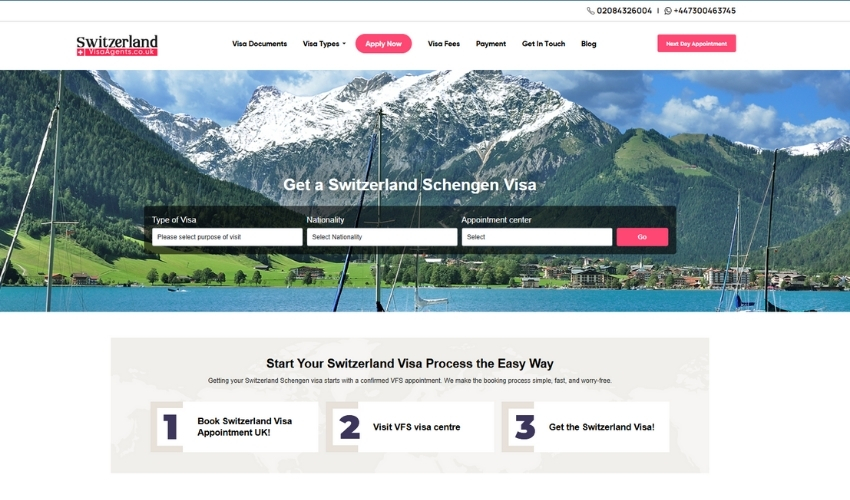 Switzerlandvisaagents.co.uk — Dedicated Switzerland Visa UK Specialists