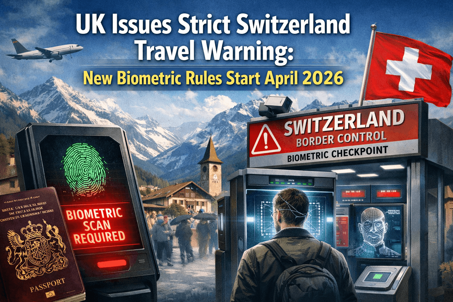 UK Issues Strict Switzerland Travel Warning New Biometric Rules Start April 2026